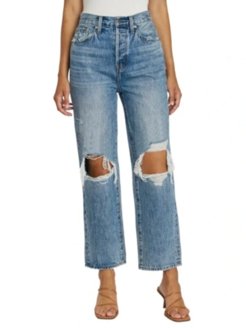 EUC PISTOLA Cassie High Rise Straight Jean in the wash "Play Day", Sz - 27